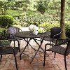 KO70012BR Dark Brown 5 Piece Wicker Dining Set - Palm Harbor -5