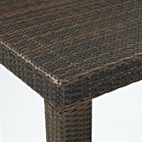 KO70010BR Brown 5 Piece Counter Height Wicker Furniture Set - Palm Harbor -7