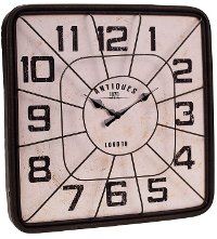 Metal Framed Clock with Guard