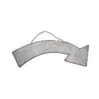 Metal Arrow Hanging Sign