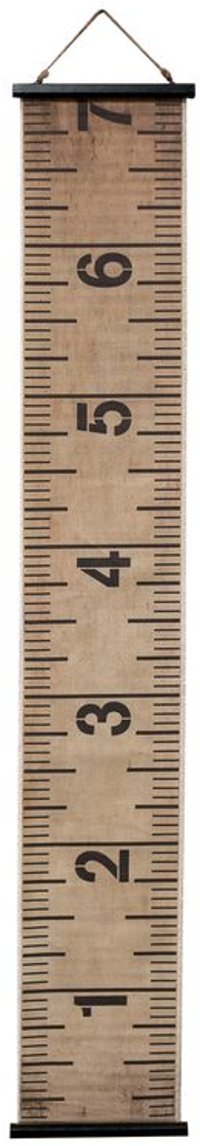 Hanging Canvas Growth Ruler