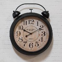 34 Inch Metal Framed Alarm Clock