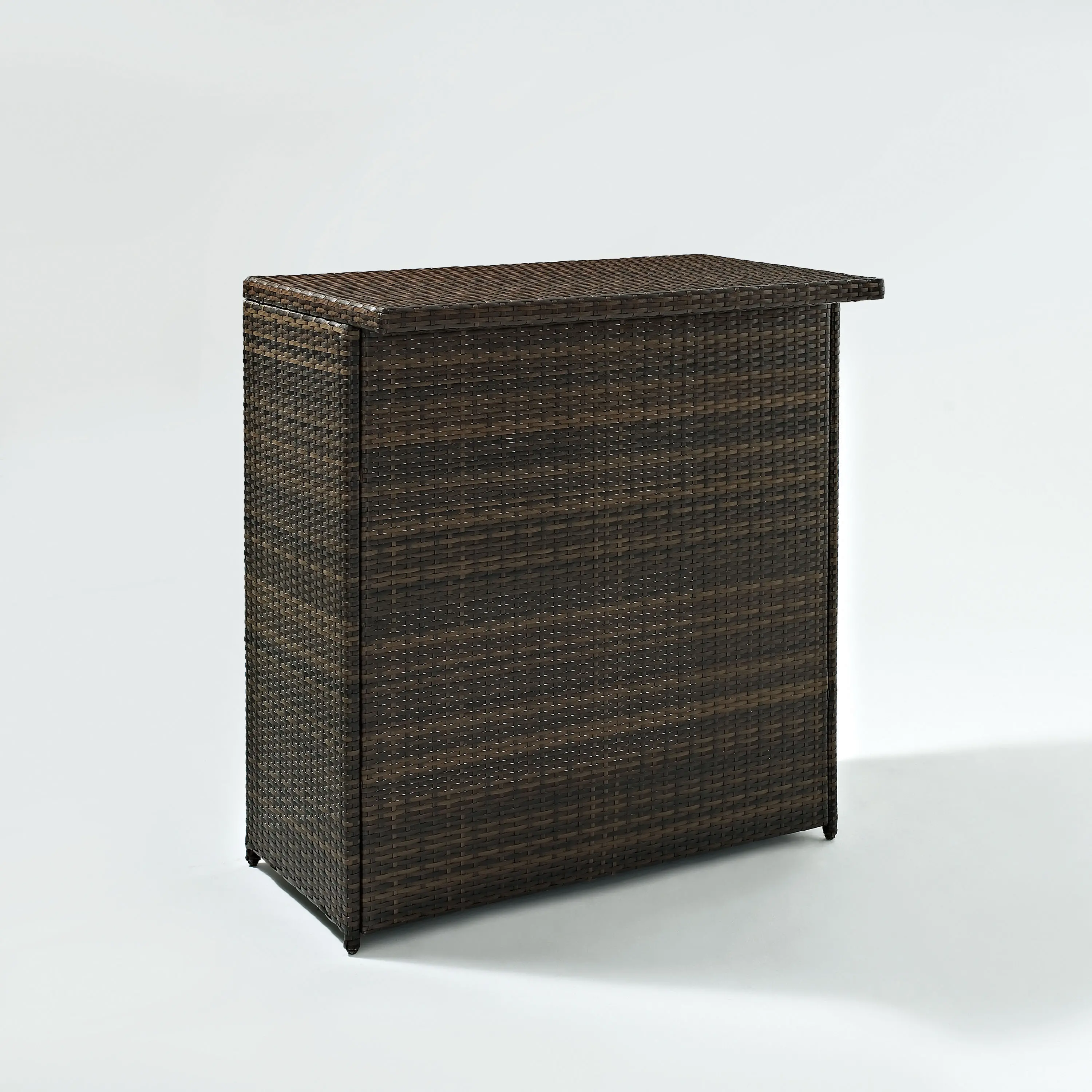 CO7204-BR Dark Brown Wicker Bar - Palm Harbor-1