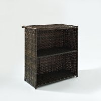CO7204-BR Dark Brown Wicker Bar - Palm Harbor-2