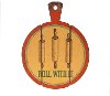 Clearance Roll With It Wood Sign
