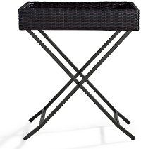 CO7206-BR Dark Brown Wicker Butler Tray - Palm Harbor-4