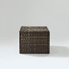 CO7202-BR Dark Brown Wicker Coffee Table - Palm Harbor
