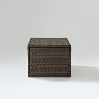 CO7202-BR Dark Brown Wicker Coffee Table - Palm Harbor