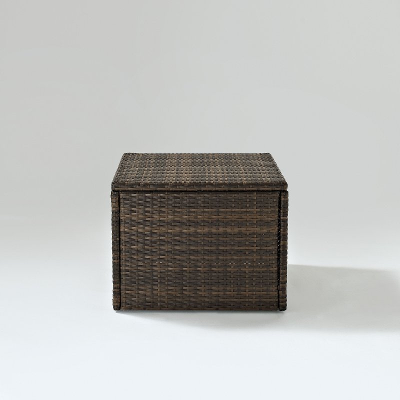 Dark Brown Wicker Coffee Table Palm Harbor Rc Willey Furniture