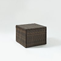 CO7202-BR Dark Brown Wicker Coffee Table - Palm Harbor -2