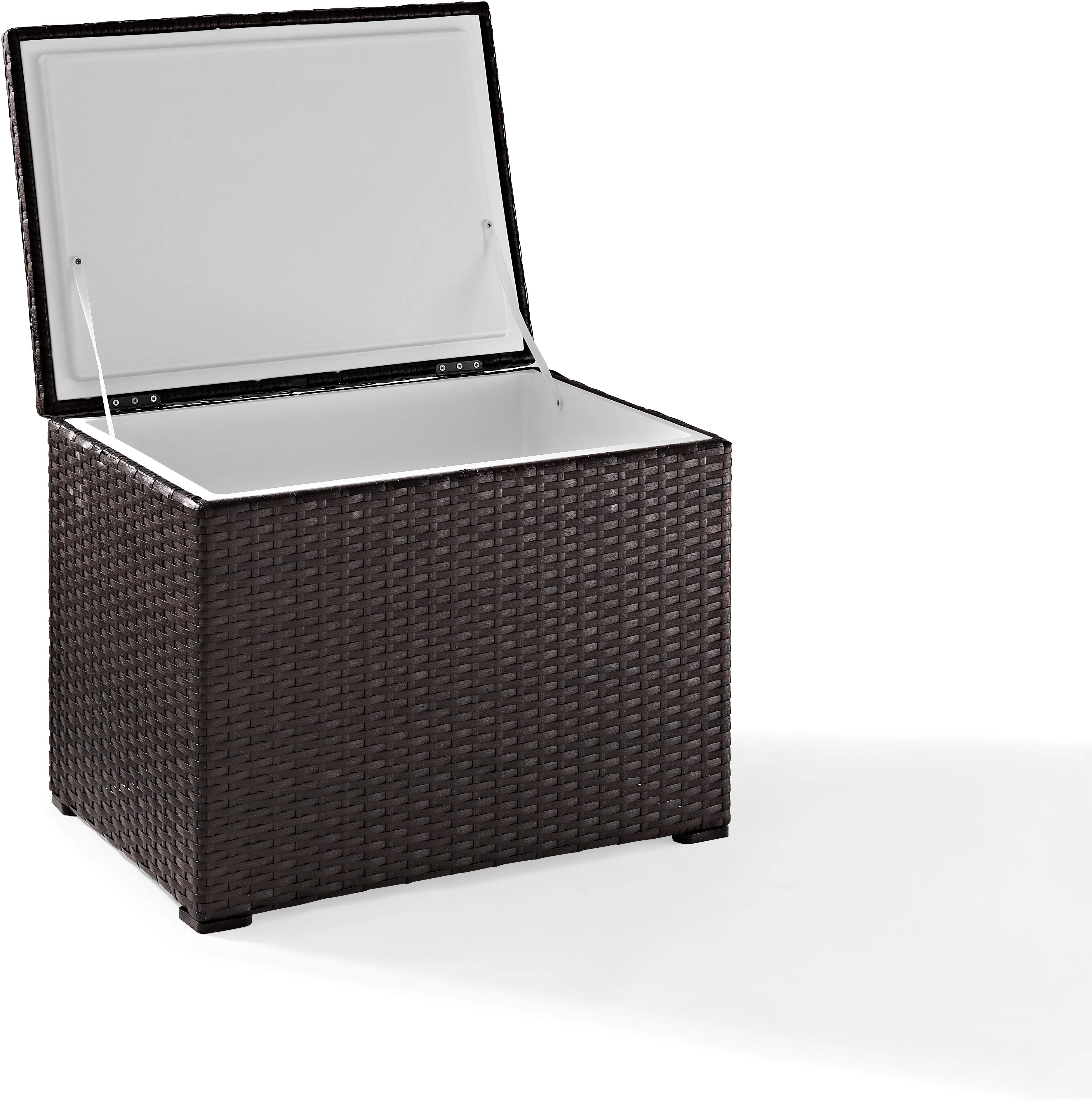 CO7302-BR Dark Brown Wicker Outdoor Cooler - Palm Harbor -3