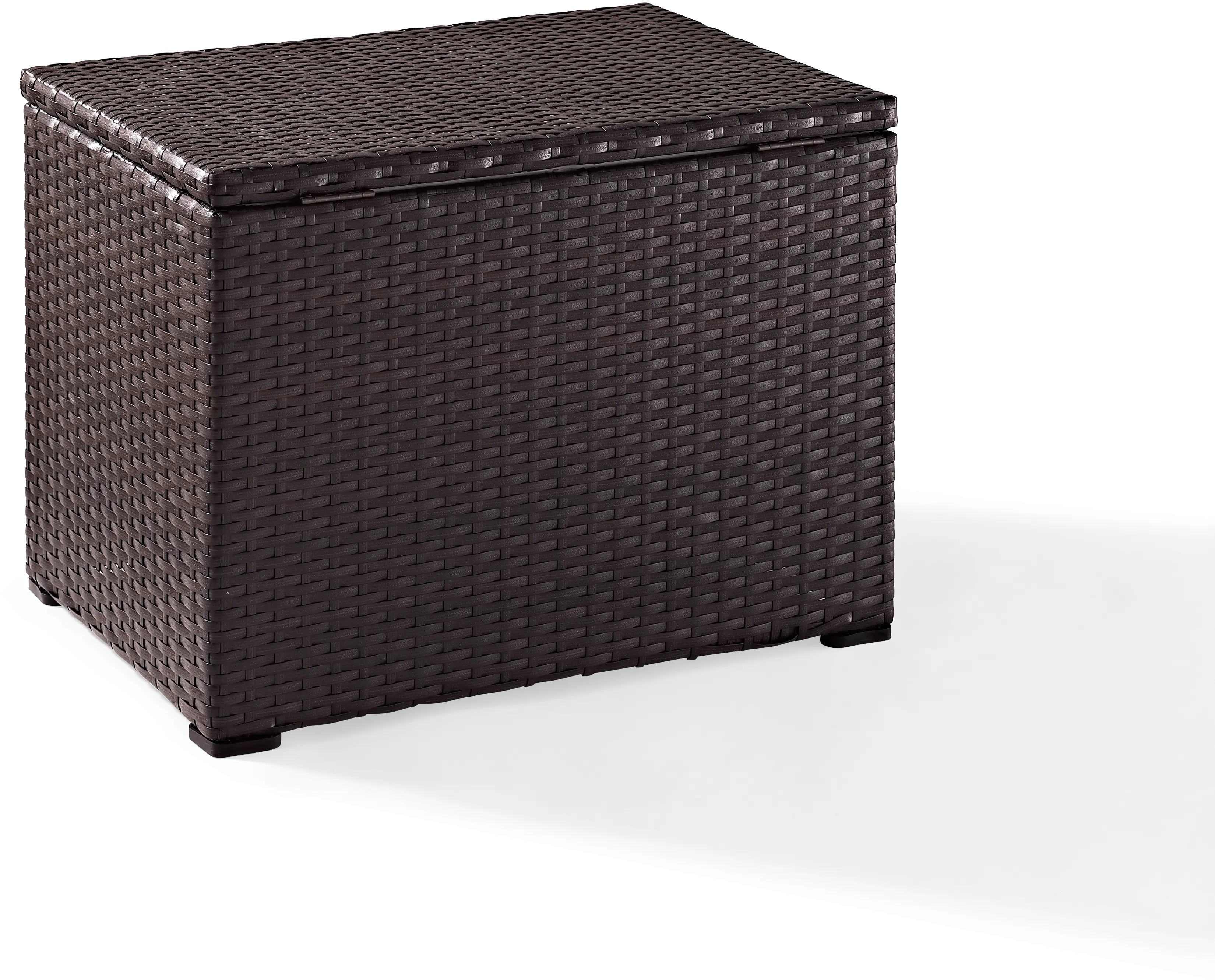 CO7302-BR Dark Brown Wicker Outdoor Cooler - Palm Harbor -4