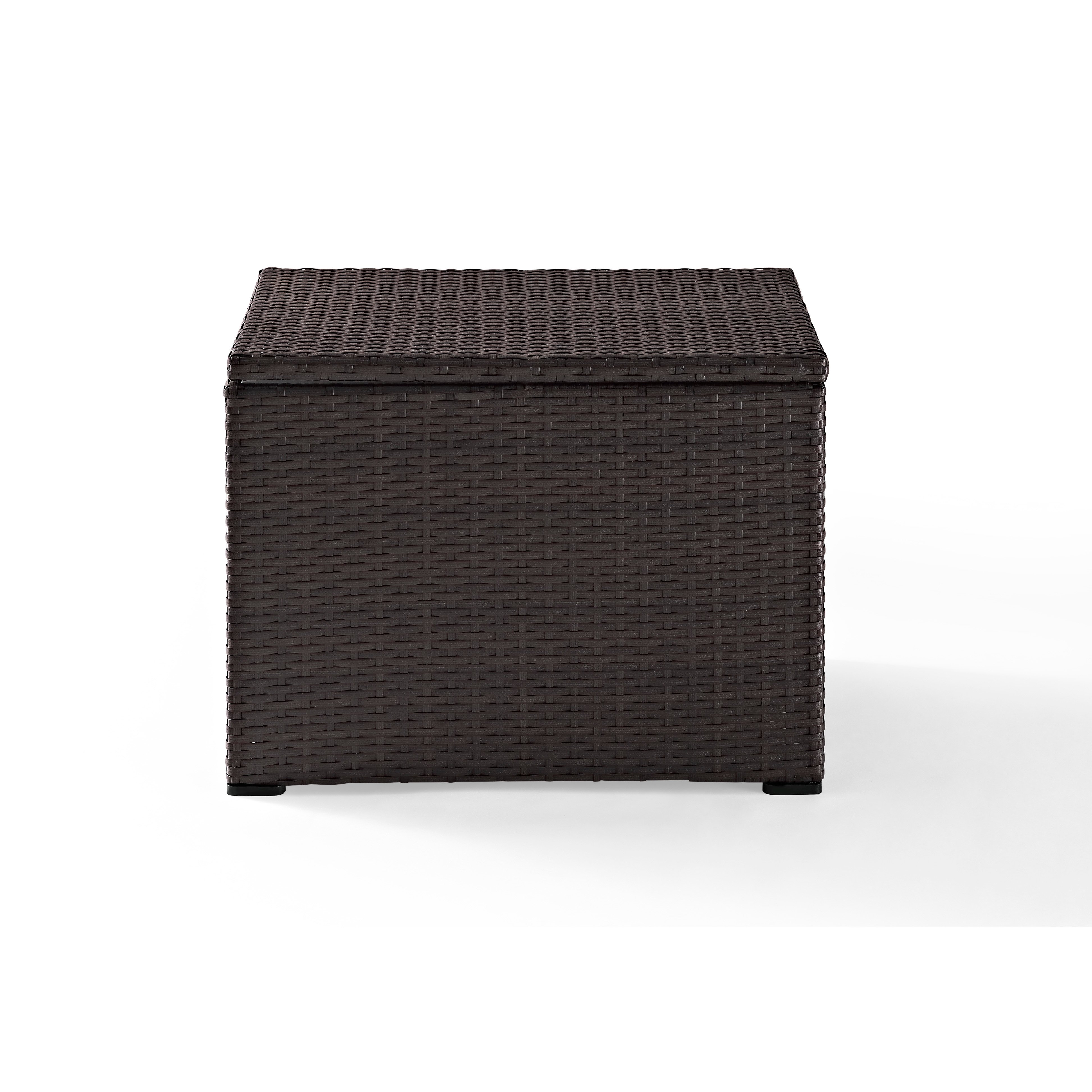 CO7302-BR Dark Brown Wicker Outdoor Cooler - Palm Harbor -6