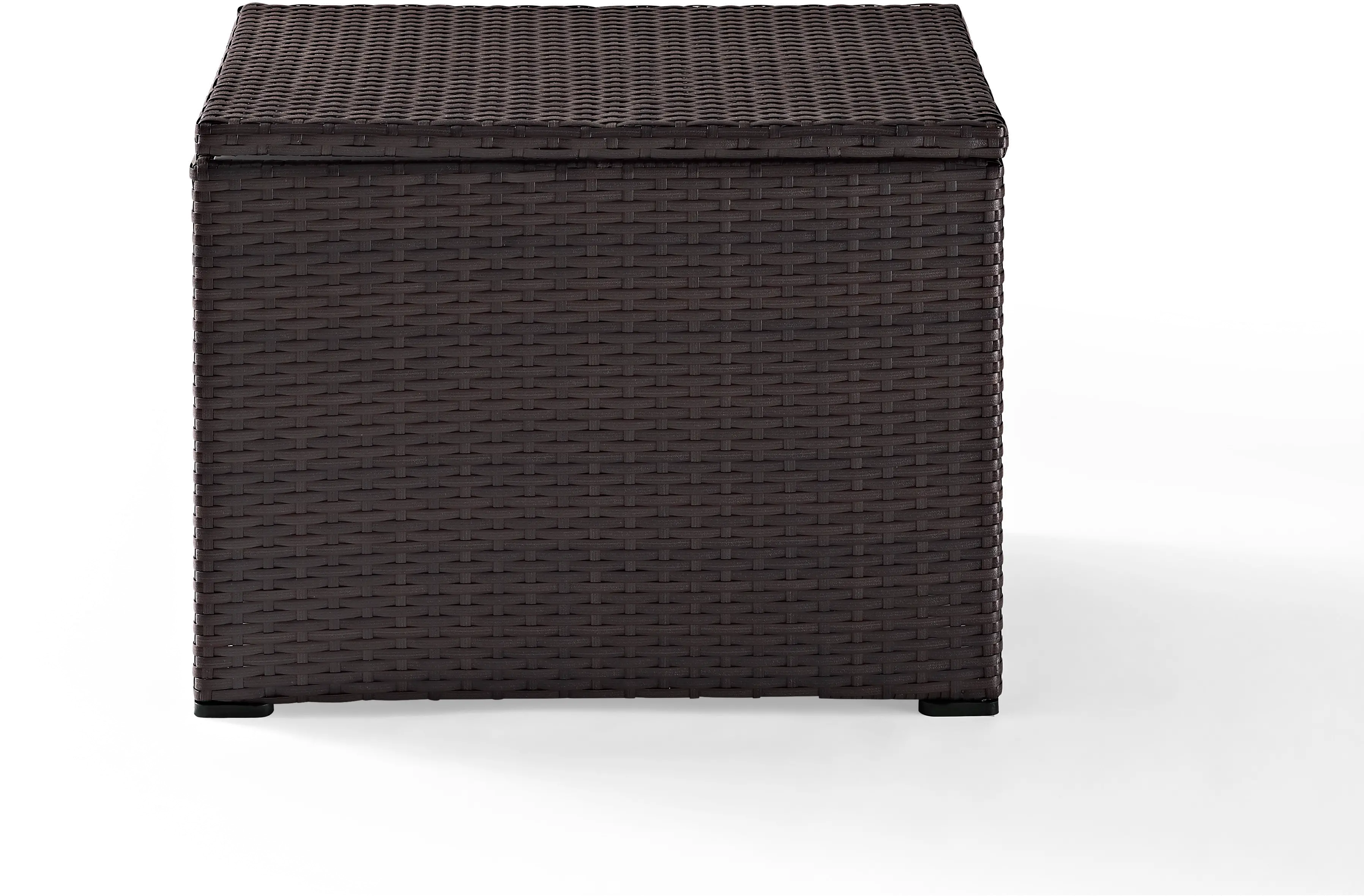 CO7302-BR Dark Brown Wicker Outdoor Cooler - Palm Harbor -6