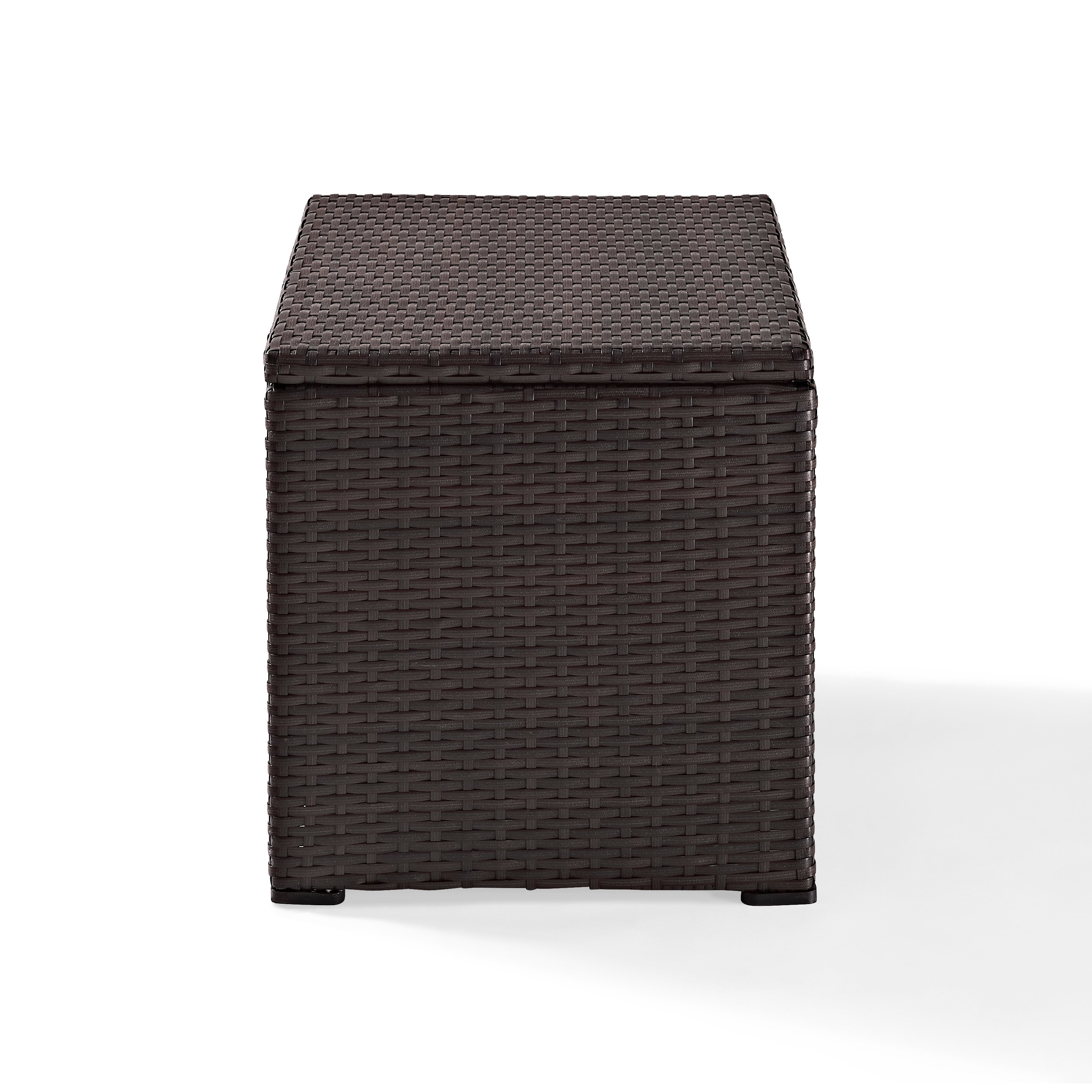CO7302-BR Dark Brown Wicker Outdoor Cooler - Palm Harbor -7