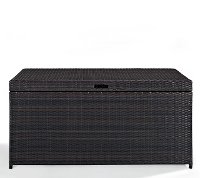 CO7300-BR Dark Brown Wicker Storage Bin - Palm Harbor-3
