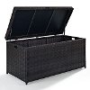 CO7300-BR Dark Brown Wicker Storage Bin - Palm Harbor-4