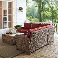 KO70019WB-SG Sangria and Brown Wicker Patio Furniture Set - Bradenton-3