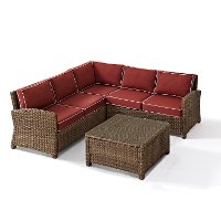 KO70019WB-SG Sangria and Brown Wicker Patio Furniture Set - Bradenton-6