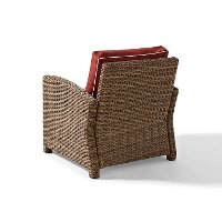 KO70023WB-SG Sangria and Brown Wicker Patio Arm Chair - Bradenton-4