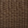 KO70017WB-SG Sangria and Brown Wicker Patio Sectional Center Chair - Bradenton -5