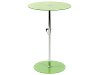 Green Glass/Stainless Steel Adjustable Side Table - Radinka