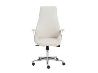 White High-Back Office Chair - Bergen