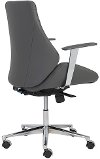 Gray Low-Back Office Chair - Bergen -4