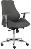Gray Low-Back Office Chair - Bergen -2