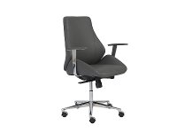 Gray Low-Back Office Chair - Bergen-2