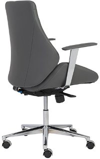Gray Low-Back Office Chair - Bergen-4