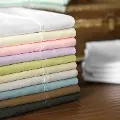 White Microfiber California King Sheet Set