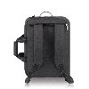 UBN310-10 SOLO 15.6 Inch Laptop Hybrid Briefcase Backpack - Gray -4