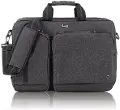 UBN310-10 SOLO 15.6 Inch Laptop Hybrid Briefcase Backpack - Gray