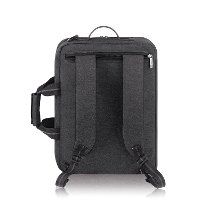 UBN310-10 SOLO 15.6 Inch Laptop Hybrid Briefcase Backpack - Gray -4