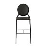 Black Bar Stools (Set of 2) - Isabella -1