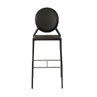 Black Bar Stools (Set of 2) - Isabella