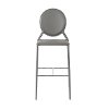Gray Bar Stools (Set of 2) - Isabella -1