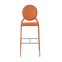 Orange Bar Stools (Set of 2) - Isabella