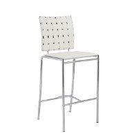 White Counter Stools (Set of 2) - Carina