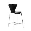 Black Counter Stools (Set of 2) - Tendy -1