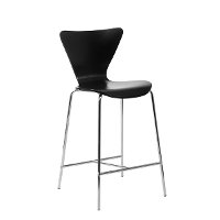 Black Counter Stools (Set of 2) - Tendy