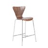 Walnut Counter Stools (Set of 2) - Tendy -1