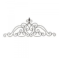Lush Scroll Elegant Metal Wall Art