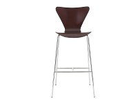 Wenge Bar Stools (Set of 2) - Tendy