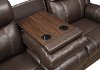 Valor Chocolate Brown Reclining Living Room Set - Domino-2