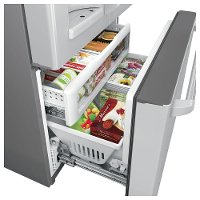 CYE22USHSS Cafe French Door Refrigerator Counter Depth - 36 Inch Stainless Steel-7