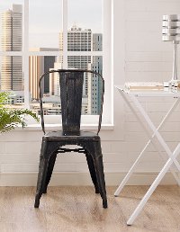Black Metal Chair