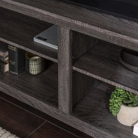 Transitional Charcoal TV Stand Media Console (58 Inch)-2