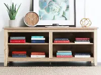 W58CSPNT Natural 58 Inch TV Stand - Essential